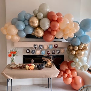 Rustic Fall Balloon Garland Kit | Fall Balloon Arch | Thanksgiving Decor | Little Pumpkin Birthday | Fall Baby Shower Decor | Wedding Decor