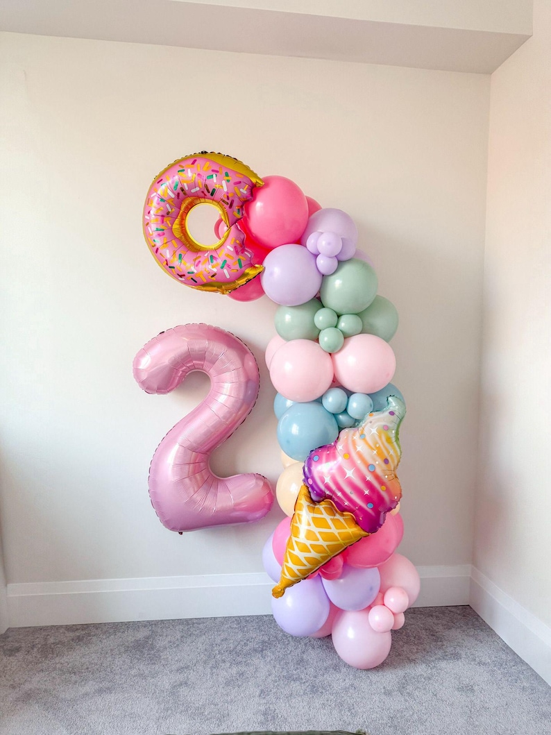 sweet-little-one-colorful-pastel-balloon-arch-two-sweet-birthday-summer