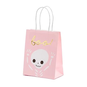 Pink Halloween Boo Favor Bags | Halloween Birthday Decor | Halloween Party | Pink Halloween Decor | Boo I&#39;m Two | Cute Boo Bash | Spooky One