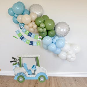 Kit ghirlanda di palloncini Hole in One / Festa di compleanno a tema golf / Ghirlanda di palloncini a tema golf / Decorazioni per il primo compleanno a tema golf / Palloncini per il compleanno di un piccolo golfista