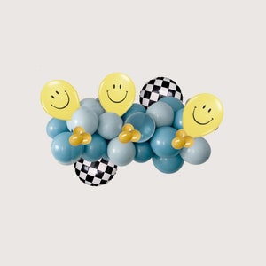 One Cool Dude Balloon Garland | One Happy Dude Balloon Garland | One Cool Dude Party Decor | One Groovy Dude | One Happy Guy | Smiley Face