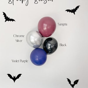 Spooky Season Halloween Balloon Garland | Boo I&#39;m Two | Burgundy Halloween Balloons | Halloween Balloon Arch | Spooky One | Halloween Party