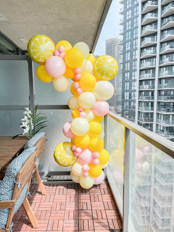 Sweet Lemon Yellow Summer DIY Balloon Garland Pastel Yellow Etsy Canada