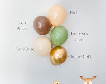 Woodland Balloon Garland Kit | Woodland Baby Shower | Sage Green Baby Shower | Woodland First Birthday Decor | Woodland Animals | Kids Party
