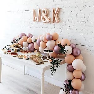 Cream Peach Boho Balloon Garland DIY Kit | Fall Balloons | Custom Balloon Arch | Wedding Decor | Bridal Shower | Baby Shower Party Decor