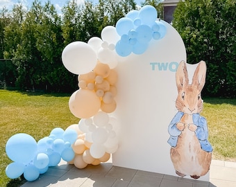 Classic Peter Rabbit Balloon Garland | Peter Rabbit First Birthday Decor, Peter Rabbit Baby shower, Easter Decorations Peter Rabbit Birthday