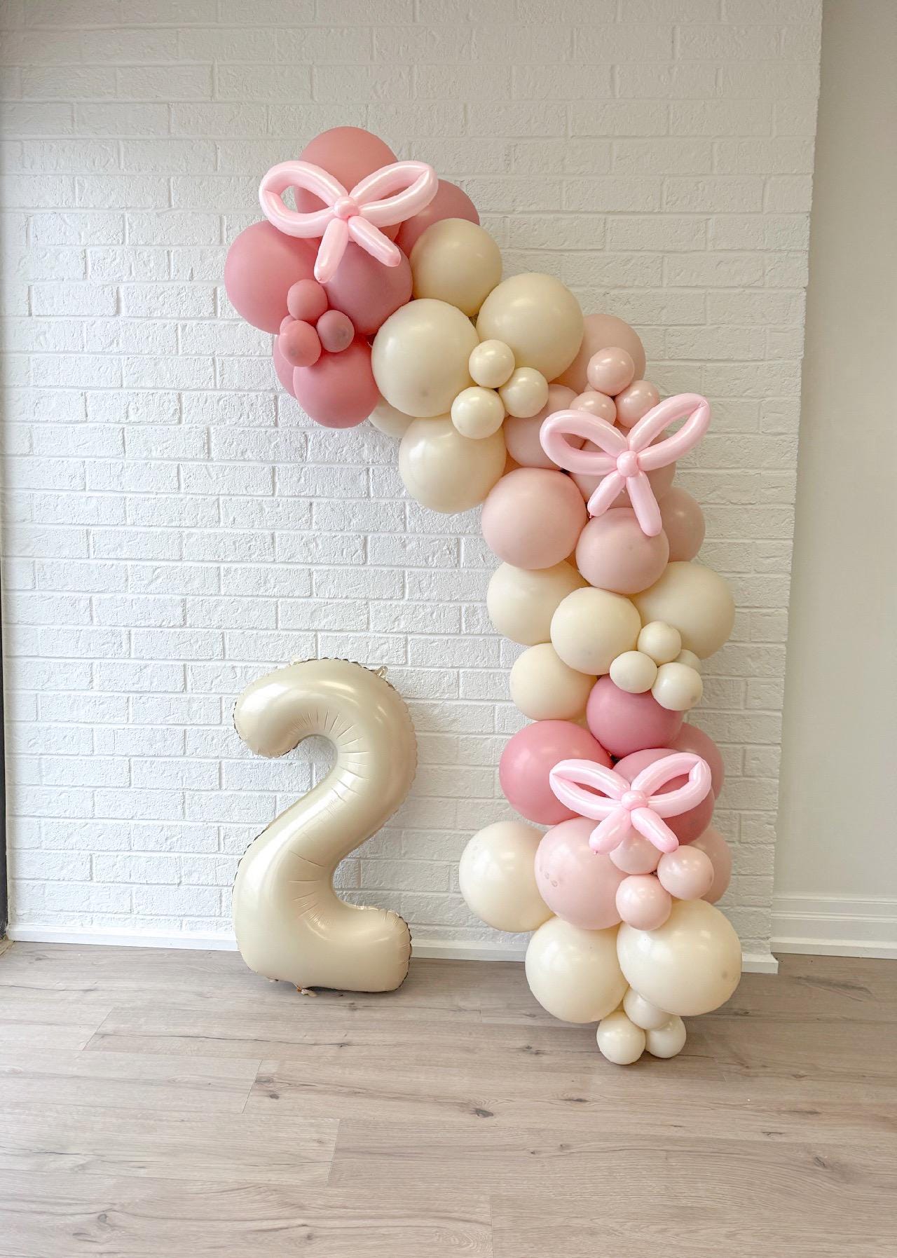 Decorazioni Compleanno Fiocco Rosa | Set Con Banner E Ghirlande Per Festa Donna - 2