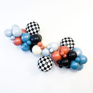 Retro Rennauto unter dem Motto DIY Ballon Girlanden-Kit | Geburtstags-Auto unter dem Motto Ballonbogen | Zwei schnelle Party Dekor | Babyparty Dekor | Oldtimer