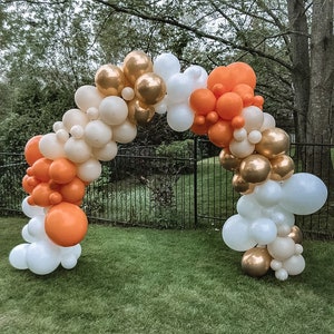 Rustic Orange Balloon Garland Kit | Rustic Fall Bridal Shower | Little Pumpkin First Birthday | Little Pumpkin Baby Shower | Fall Balloons