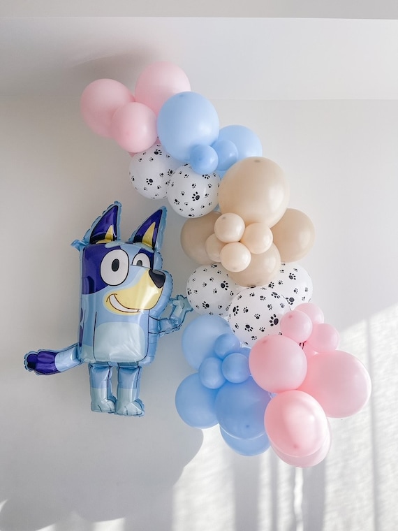 Bluey and Bingo Balloon, Bluey Birthday Balloon, Bluey and Bingo  Decoration, Bluey Puppy Birthday, Dog Balloon, Pawty, Bluey Themed Birthday  -  Sweden