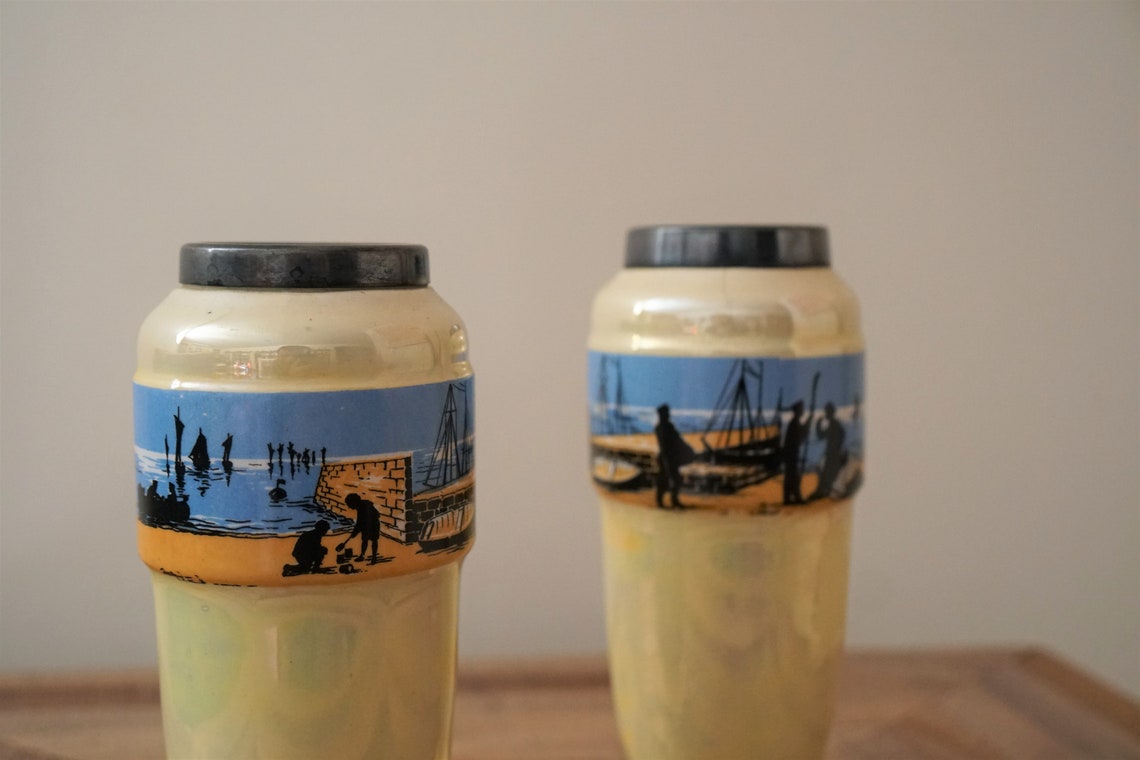 Antique Lancaster & Sons Hanley Pottery Lusterware Vase Etsy UK