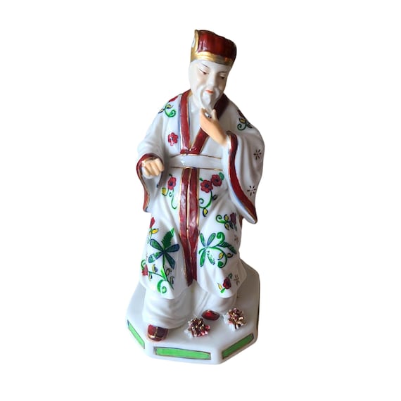 Vintage Porcelain Figurine By Seymour Mann | Vienna Woods Collection | 1980s | Made in Japan | Chinoiserie Figurine | Collectible
