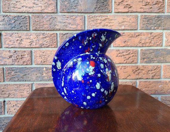 Vintage Splatterware Ceramic Pitcher ~ Home Decor ~ Hand Decorated Glazed Ceramic Pitcher
