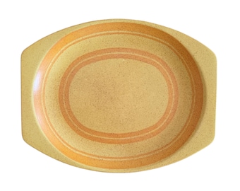 Bandeja de servir vintage J & G Meakin 'Maidstone' / Plato llano de loza de los años 70 / Hecho en Inglaterra / Utensilios de cocina retro
