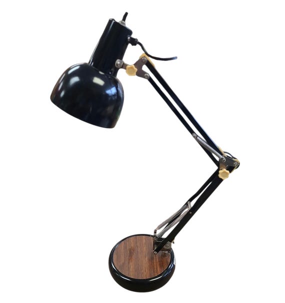Vintage Articulated Desk Lamp | 1970s | Made In Taiwan | Architect's Task Lamp | Adjustable Study Lamp | Vintage Lighting