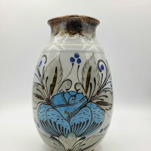 Vintage Ken Edwards Studio Art Pottery Pitcher | Handcrafted And Handpainted | Tonala Mexican Pottery | Original Signed Piece | Collectible
