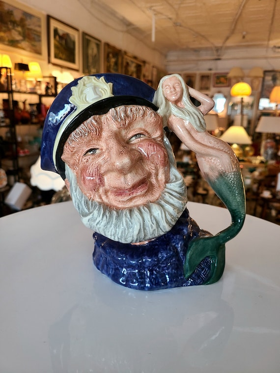 Large ROYAL DOULTON Character Toby Jug | Old Salt | D6551 | Collectible Hand Painted Ceramic | Made in England