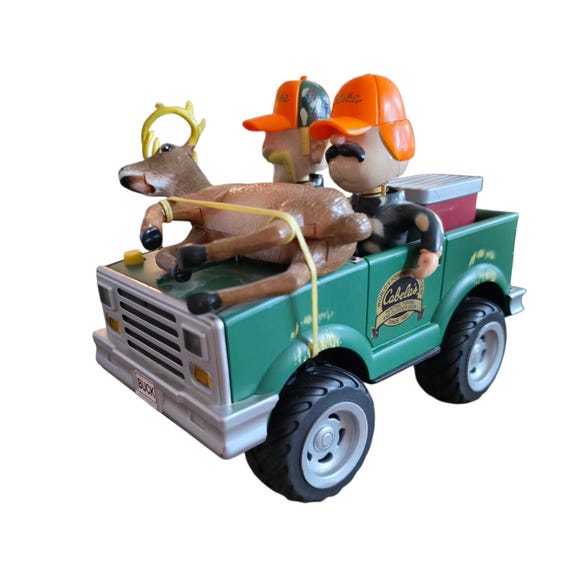 Gemmy Industries Deer Ride Jeep Toy | Musical Motion Activated Novelty, Sweet Home Alabama