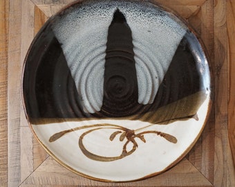 Frank Massarella Art Pottery Plate, Ojai California