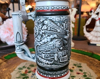 Vintage Ceramic Beer Stein by AVON | 1983 | Made in Brazil | Avon Ceramarte