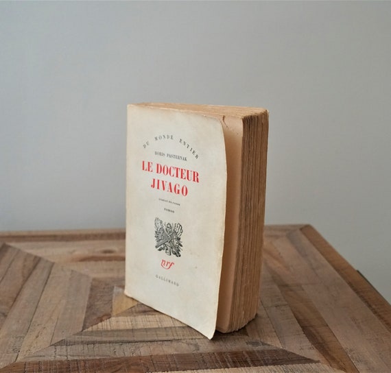 Le Docteur Jivago Dr. Zhivago 1958 Softcover Edition Boris Pasternak
