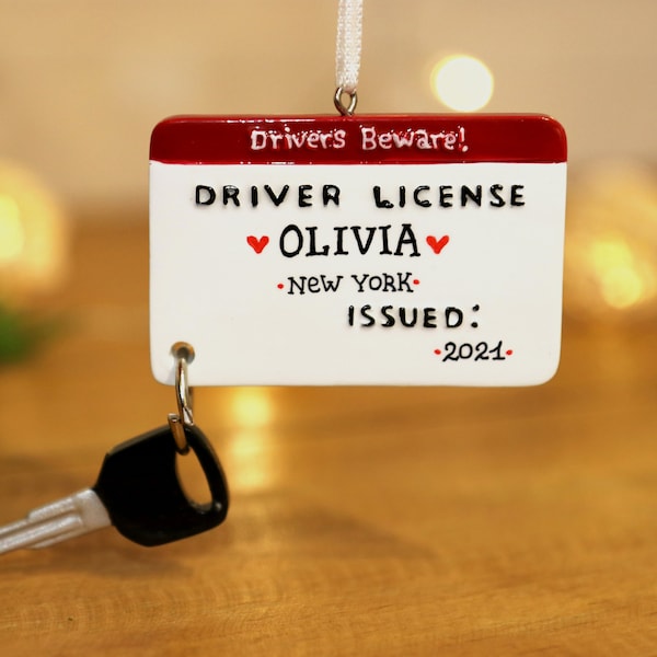 New Drivers Ornament Etsy