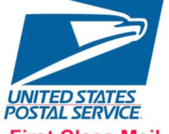 USPS First Class Mail Shipping.