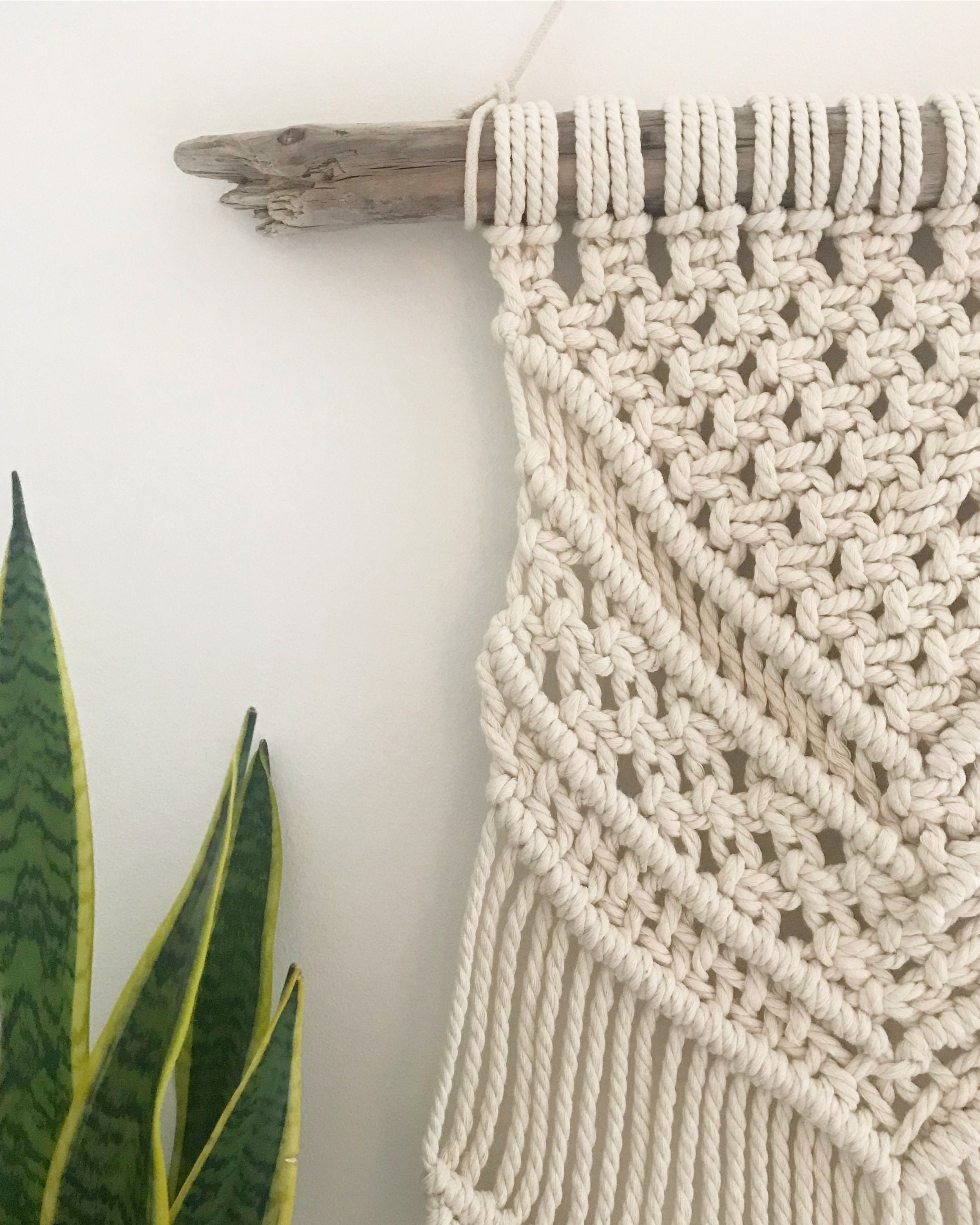COASTAL Macrame Wall Hanging Beach Desert Decor Boho Etsy