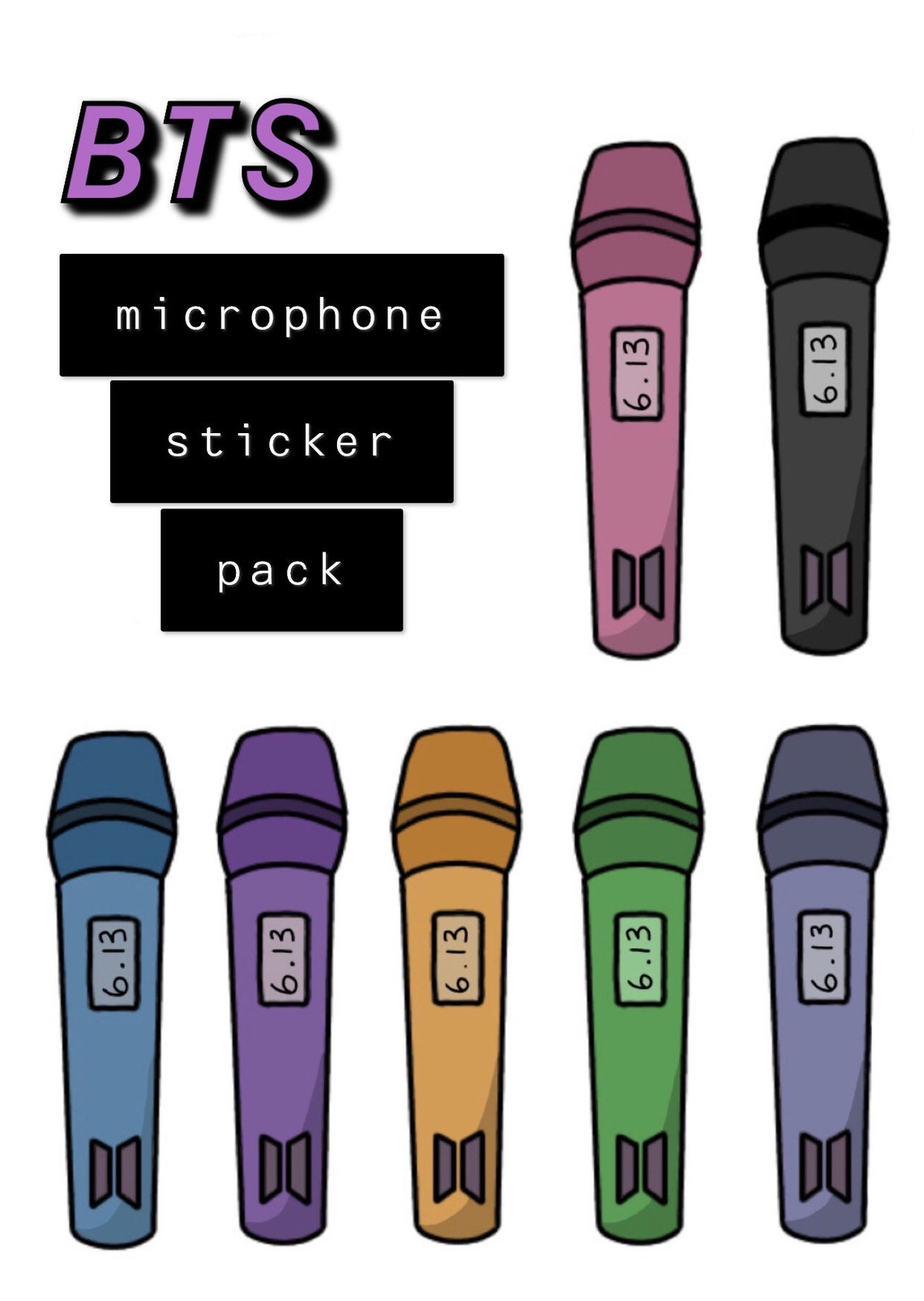 Bts microphones Etsy