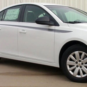Stride Taper Stripe Fits: 2008 - 2016 Chevy Cruze Graphic Decal on 3M Film
