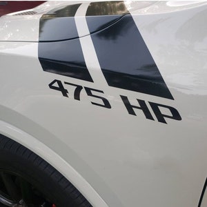 Fender Stripes Fits: Dodge Durango rt srt sxt Graphic Decal Sticker on 3M Film