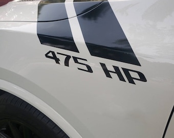 Fender Stripes Fits: Dodge Durango rt srt sxt Graphic Decal Sticker on 3M Film