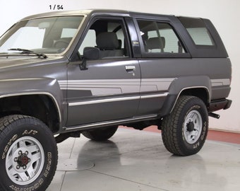 Vintage Streifen passend für 1986 Toyota 4runner Truck Grafik Aufkleber Aufkleber 3m