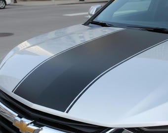 Hot Streak Hood Stripe Fits: 2019-2024 Chevy Blazer. Graphic Decal on 3M Film