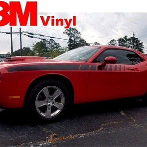 Fender door stripes Fits 2008 - 2021 dodge challenger Decal graphics on 3M Film