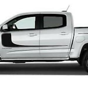Hockey Stripe 3M Vinyl Sticker Decal Graphic 2015 2016 Chevy Colorado Crew Cab