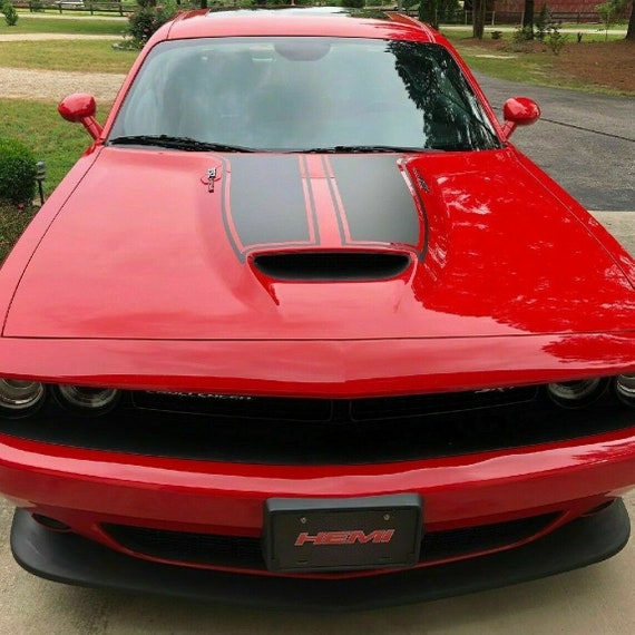 Dodge Challenger SRT 392 and Hellcat Hood Enhancement Graphic Kit 1