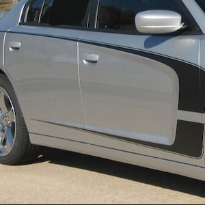 C Stripe Fits: 2011 - 2014 Dodge Charger Graphics Decal on 3M Film