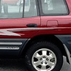 Z Stripe Fits: Toyota Rav4 Graphic Decal Stripe on 3M