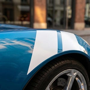 C6 Fender Hashmarks  Stripe Fits: 2005 - 2014 Chevy Corvette Graphic Decal on 3M Film