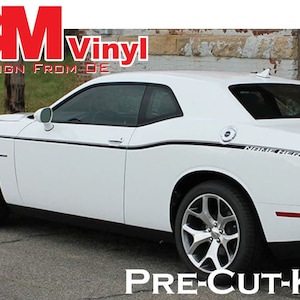 STX Stripe Fits: 2011 - 2021 Dodge Challenger Graphics Decal on 3M Film
