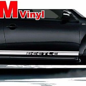 1998-2016 Volkswagen Beetle Rocker Panel Vinyl Graphics Decals Stripes 1 3M