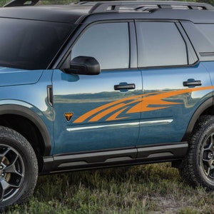 Badlands Stripe Fits: Ford Bronco Sport Side Graphic Decal on 3M Film