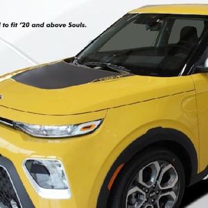 Hood & Side Decals Fits: 2020 - 2024 KIA SOUL  Stripes Souled Body Vinyl Graphics