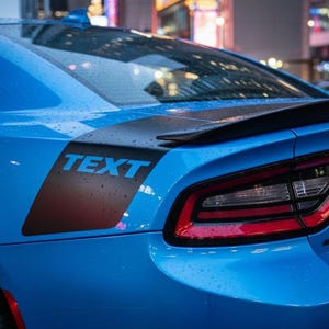 Tail band Stripe Fits 2015-2023 Dodge Charger Trunk Graphic Decal Daytona Hemi RT SRT 392 Hellcat Mopar 3M