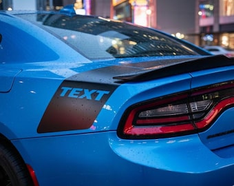 Tail band Stripe Fits 2015-2023 Dodge Charger Trunk Graphic Decal Daytona Hemi RT SRT 392 Hellcat Mopar 3M