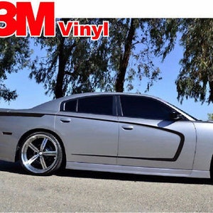 C Stripe Fits: 2011 - 2014 Dodge Charger Graphics decal Accent Stripes 3M