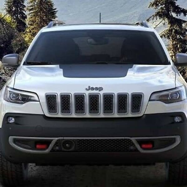 T-hawk Hood Stripe Fits 2014-2024 jeep Cherokee trailhawk 3m vinyl graphics stripes decals