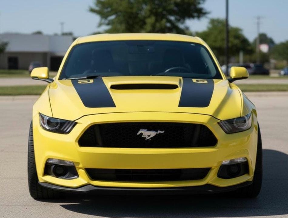 1999-2004 Mustang GT Hood Stripes Kit – 3M Vinyl Decal Graphic (Made In USA)