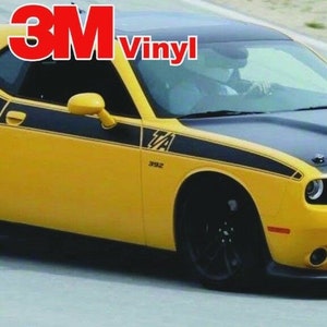 Side Stripes Fits: Dodge Challenger 2008-2021  T/A Style Decal hemi r/t srt 3M Vinyl.